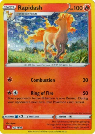 Rapidash CLC 005/034 Classic Collection