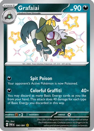 Grafaiai 190/091 Scarlet & Violet: Paldean Fates