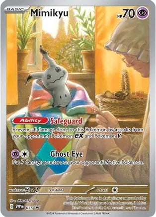 Mimikyu SVP 075 Black Star Promo Paldean Fates (Sealed)