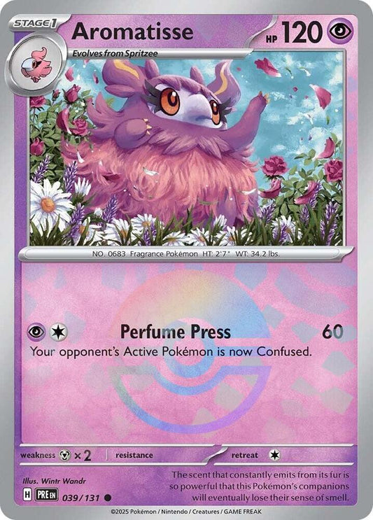 Aromatisse 039/131 (Poke Ball Pattern) Scarlet & Violet: Prismatic Evolutions