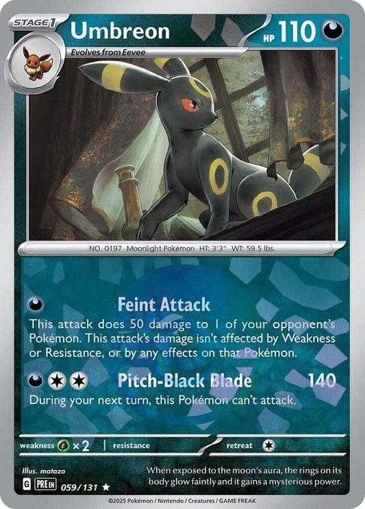 Umbreon 059/131 (Poke Ball Pattern) Scarlet & Violet: Prismatic Evolutions