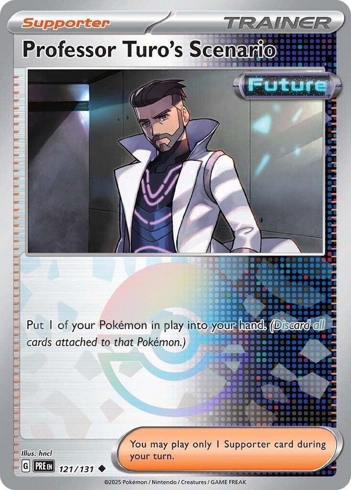 Professor Turo's Scenario 121/131 (Poke Ball Pattern) Scarlet & Violet: Prismatic Evolutions