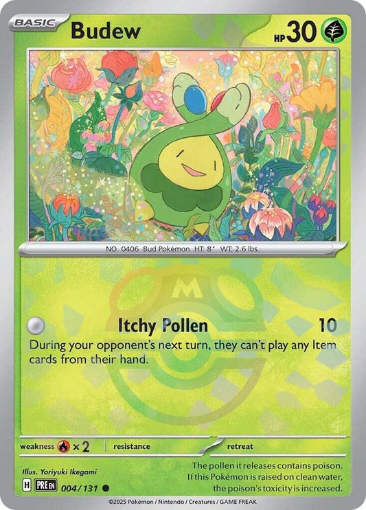 Budew  004/131 (Master Ball Pattern) Scarlet & Violet: Prismatic Evolutions