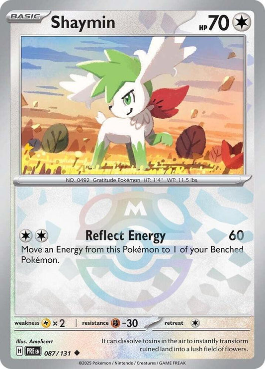 Shaymin 087/131 (Master Ball Pattern) Scarlet & Violet: Prismatic Evolutions