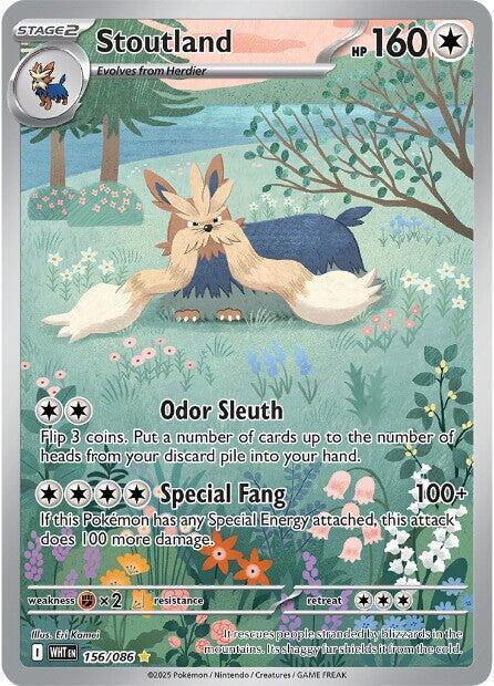 Stoutland 156/086 Scarlet & Violet White Flare