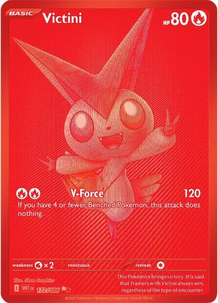 Victini 172/086 Scarlet & Violet White Flare