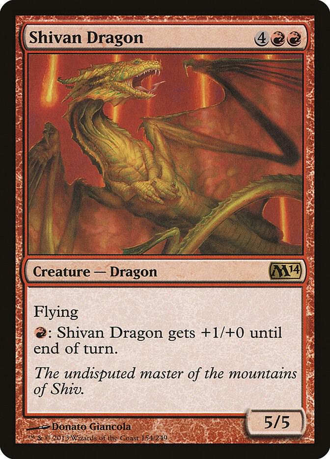 Shivan Dragon - Magic 2014 (M14)