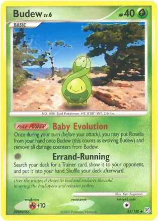 Budew 43/130 Diamond & Pearl: Base Set