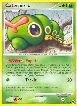 Caterpie 63/106 Diamond & Pearl: Great Encounters