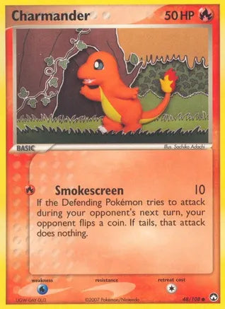 Charmander 48/108 EX Series: Power Keepers