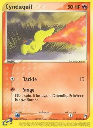 Cyndaquil 59/100 EX Series: Sandstorm