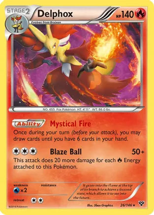 Delphox 26/146 XY: Base Set