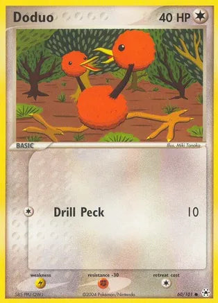 Doduo 60/101 EX Series: Hidden Legends