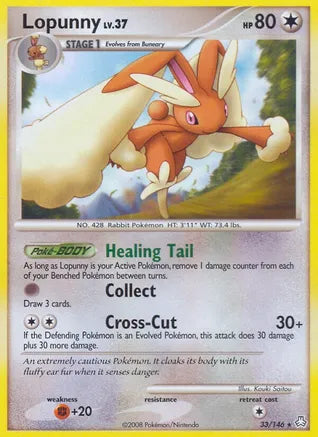 Lopunny 33/146 Diamond & Pearl: Legends Awakened