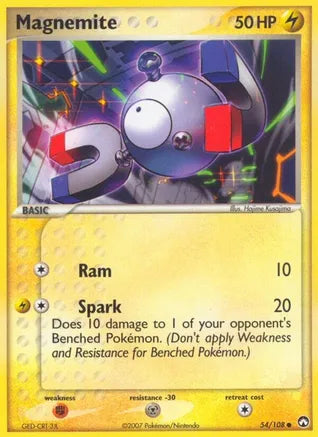 Magnemite 54/108 EX Series: Power Keepers