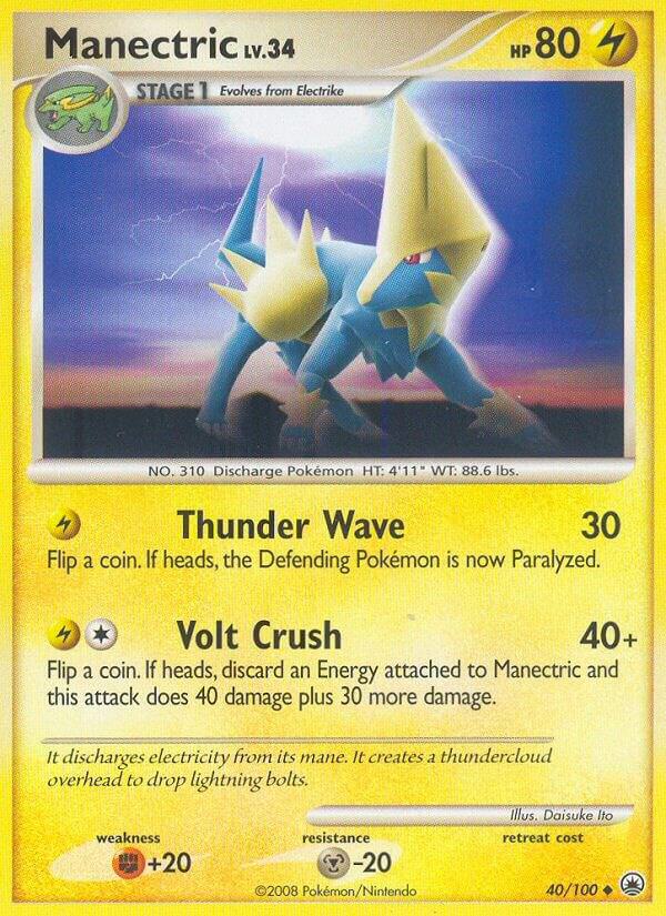 Manectric 40/100 Diamond & Pearl: Majestic Dawn