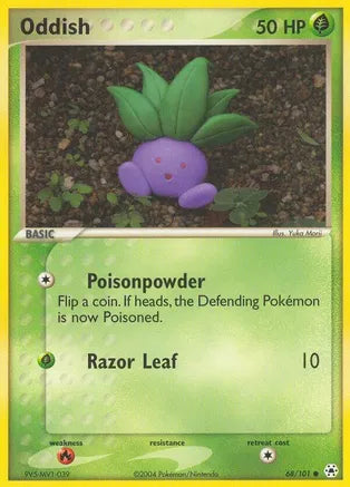 Oddish 68/101 EX Series: Hidden Legends