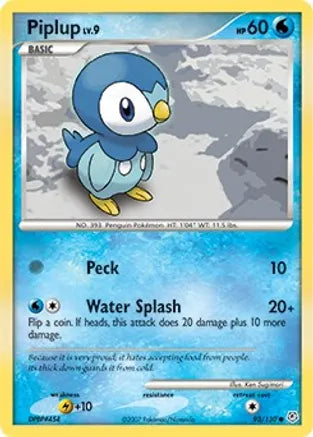 Piplup 93/130 Diamond & Pearl: Base Set (Cosmos Holo)