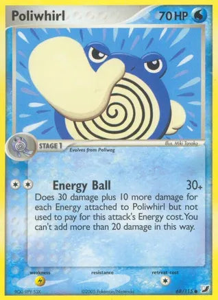 Poliwhirl 68/115 EX Series: Unseen Forces