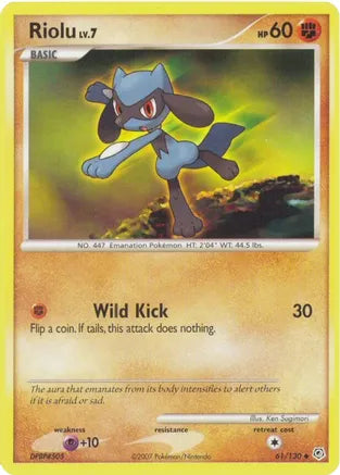 Riolu 61/130 Diamond & Pearl: Base Set