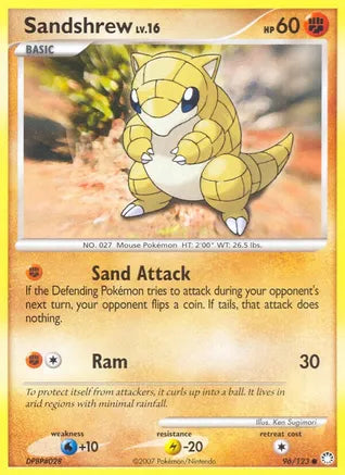 Sandshrew 96/123 Diamond & Pearl: Mysterious Treasures