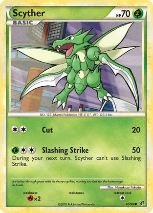 Scyther 65/90 HeartGold & SoulSilver: Undaunted