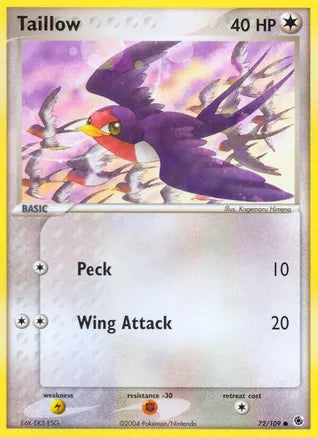 Taillow 72/109 EX Series: Ruby & Sapphire