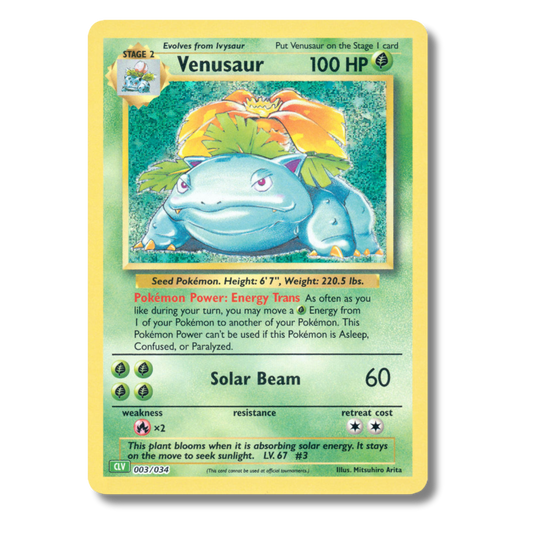 Venusaur Pokemon Card: Refrigerator Magnet Limited Edition