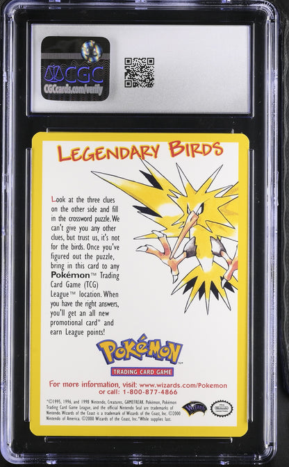 Pokemon Movie 2000 League Promo Insert Card CGC 10 #6028042295
