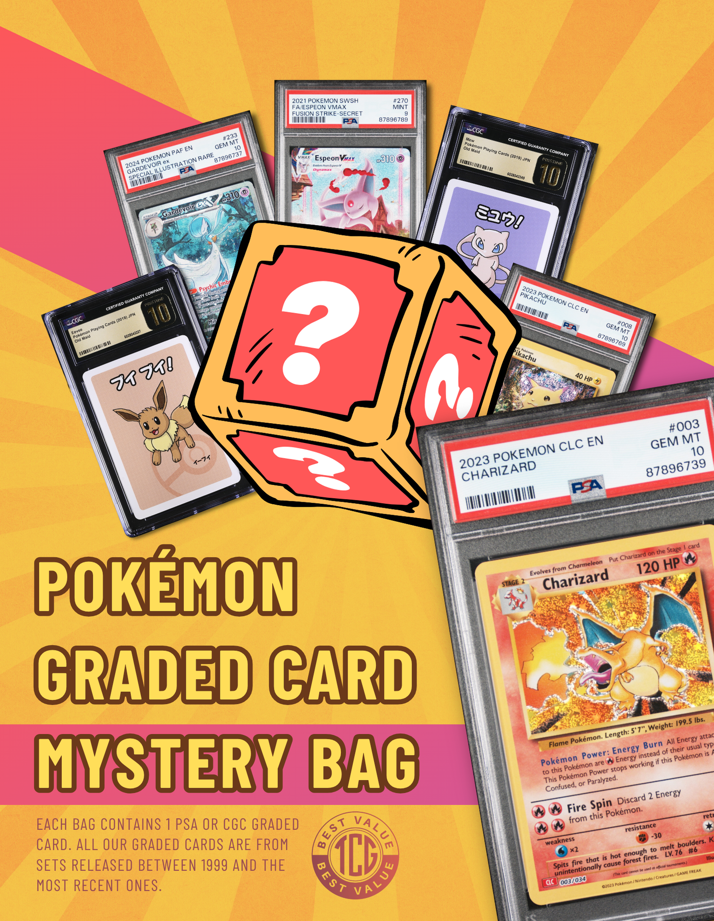 Pokémon Graded Card Mystery Bag