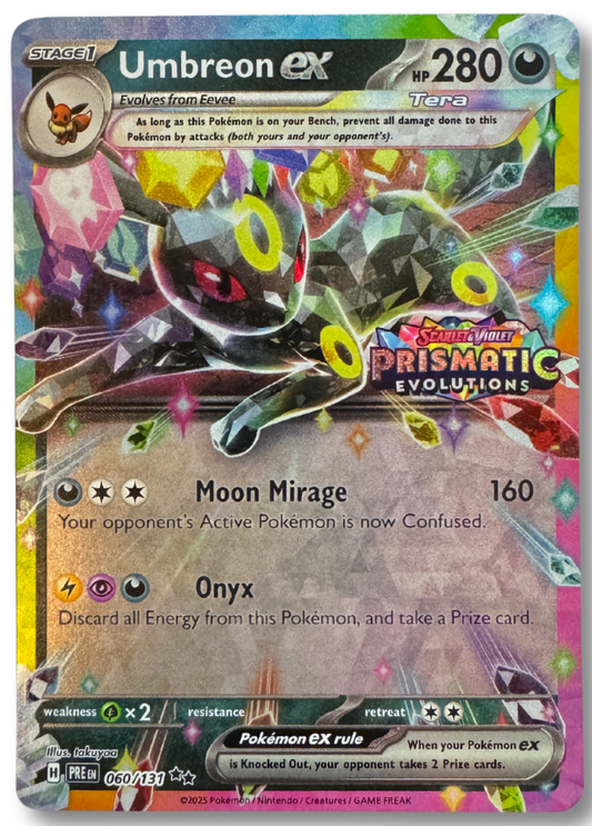 Umbreon ex 060/131 (Stamp Promo Surprise Box) Scarlet & Violet: Prismatic Evolutions