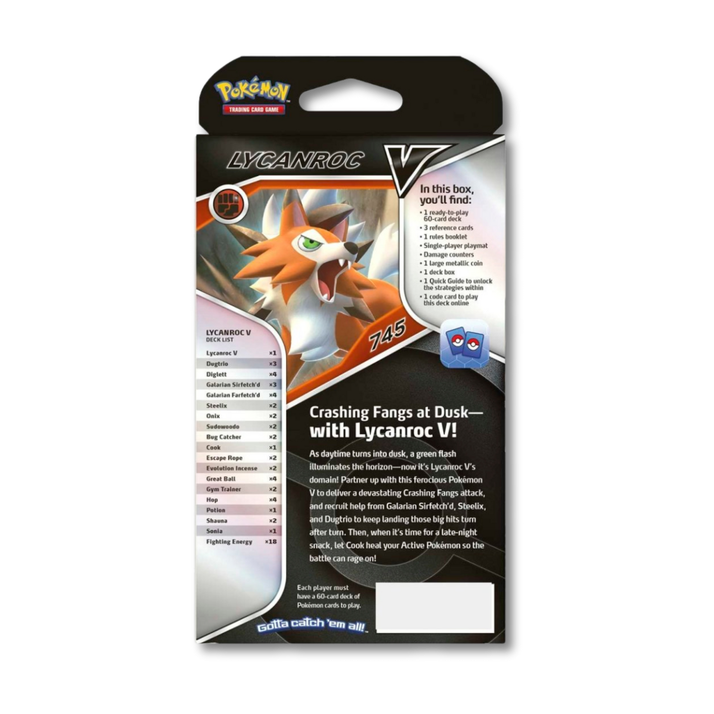 Pokémon TCG: Lycanroc V Battle Deck