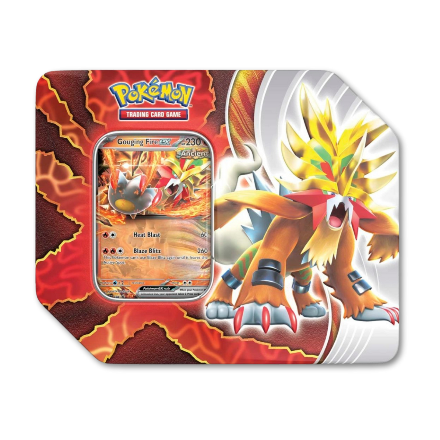 Pokémon TCG: Paradox Destinies Tin (Gouging Fire ex)