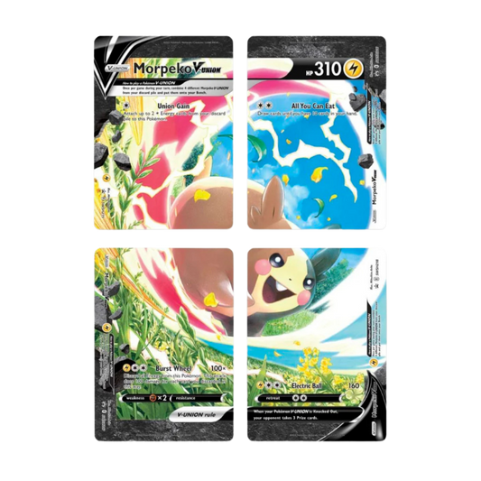 Morpeko V-Union 4 Card Set SWSH215-218 Black Star Promos
