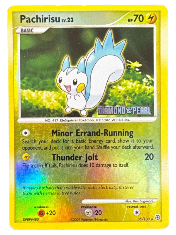 Pachirisu 35/130 Diamond & Pearl: Base Set (Pre-Release)