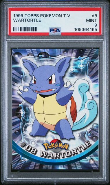 Wartortle #8 1999 Topps Pokemon TV Animation PSA 10 #109364165