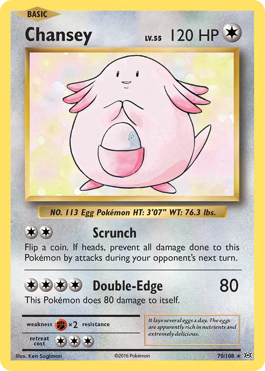 Chansey 70/108 XY Evolutions - TCG Best Value Collectibles