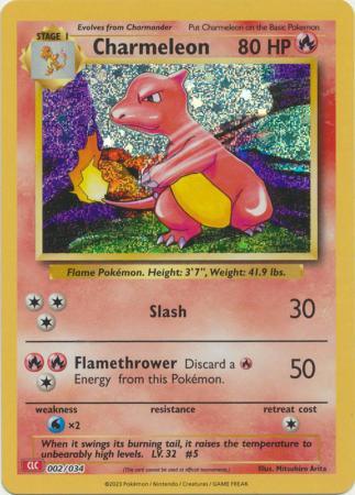 Charmeleon CLC 002/034 Classic Collection - TCG Best Value Collectibles