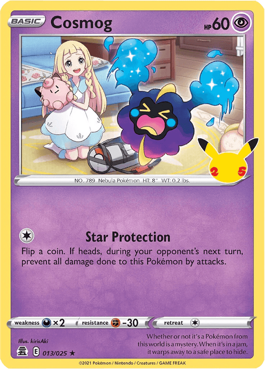 Cosmog 013/025 Celebrations 25th Anniversary - TCG Best Value Collectibles