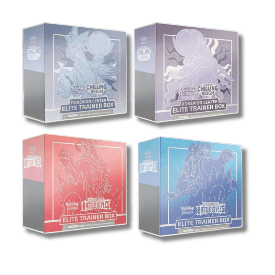 French Pokemon Booster Box Display Case Elite Trainer Box