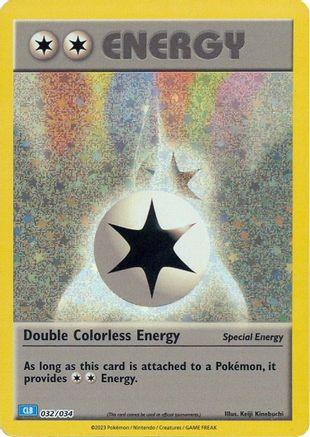 Double Colorless Energy CLB 032/034 Classic Collection - TCG Best Value Collectibles