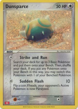 Dunsparce CLC 015/034 Classic Collection - TCG Best Value Collectibles