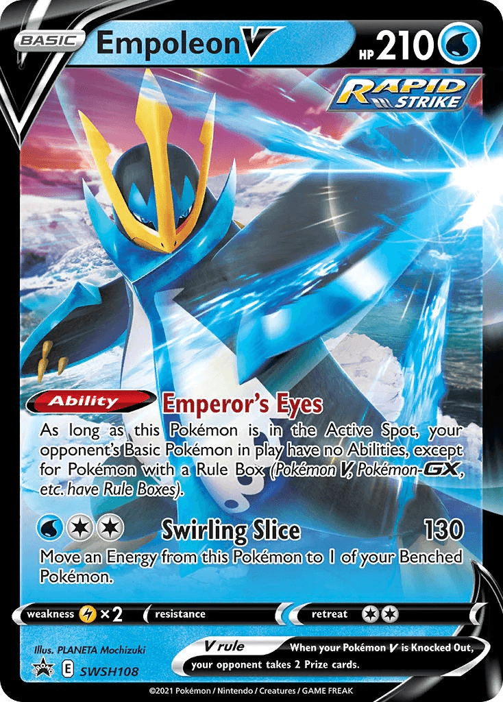 Empoleon V SWSH108 Sword & Shield: Black Star Promos - TCG Best Value Collectibles