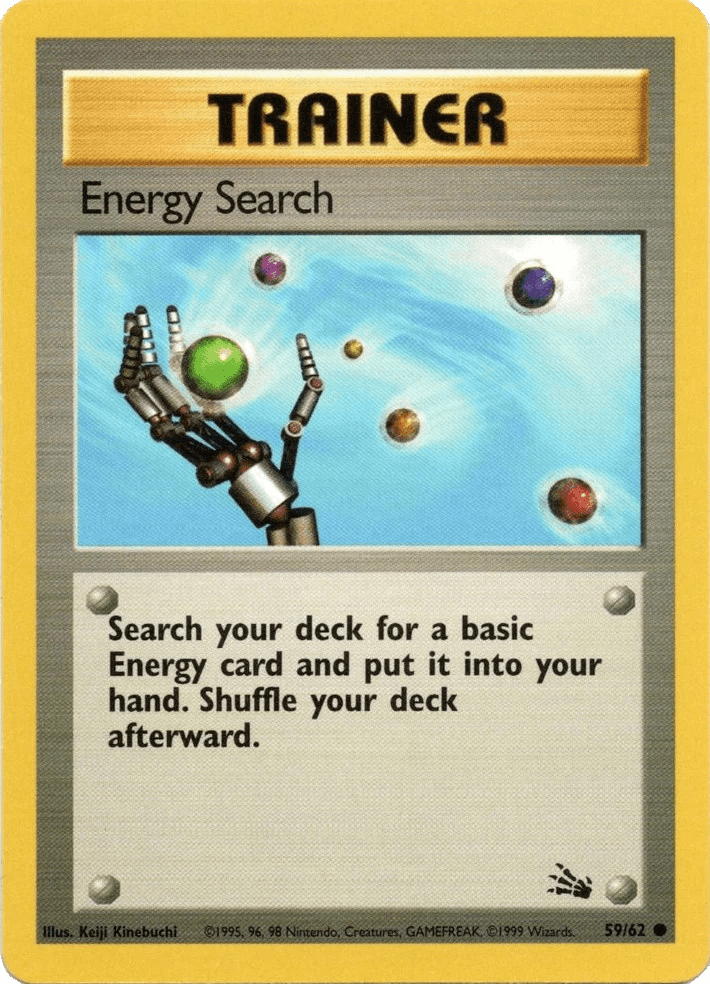 Energy Search 59/62 Fossil Unlimited - TCG Best Value Collectibles