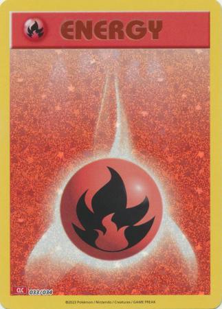 Fire Energy CLC 033/034 Classic Collection - TCG Best Value Collectibles