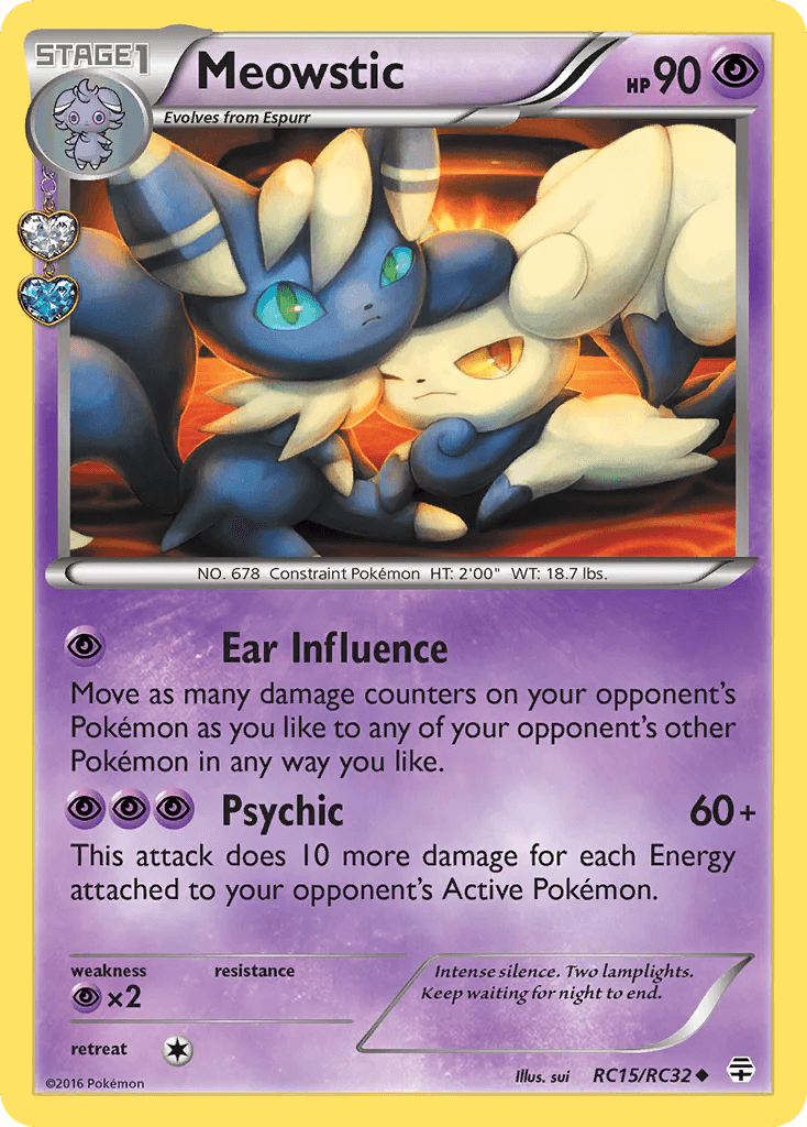 Meowstic RC15/RC32 XY: Generations - TCG Best Value Collectibles