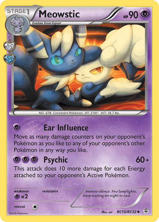 Meowstic RC15/RC32 XY: Generations - TCG Best Value Collectibles