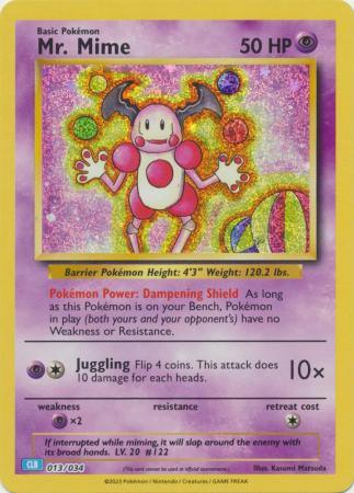 Mr. Mime CLB 013/034 Classic Collection - TCG Best Value Collectibles