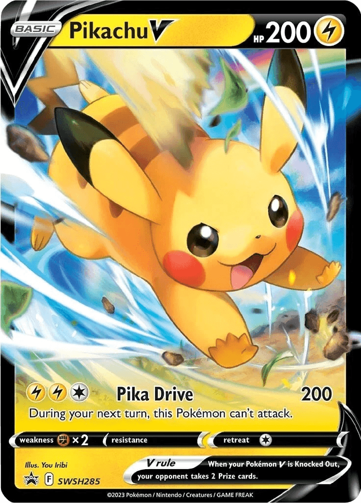 Pikachu V SWSH285 Sword & Shield: Black Star Promos - TCG Best Value Collectibles