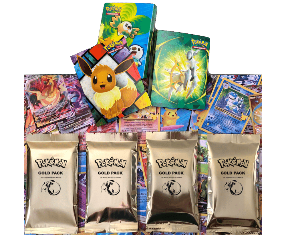 POKÉMON GOLD PACK TCG Best Value Collectibles POKÉMON GOLD PACK TCG Best Value Collectibles